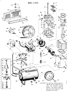 Part Location Diagram of GA-155-2 Campbell Hausfeld Pressure Gauge